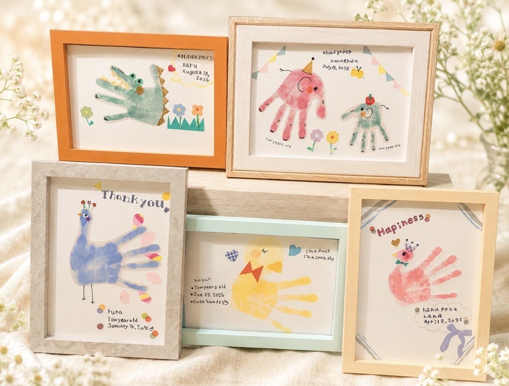 産後ドゥーラとつくる「親子で楽しむ手形アート」